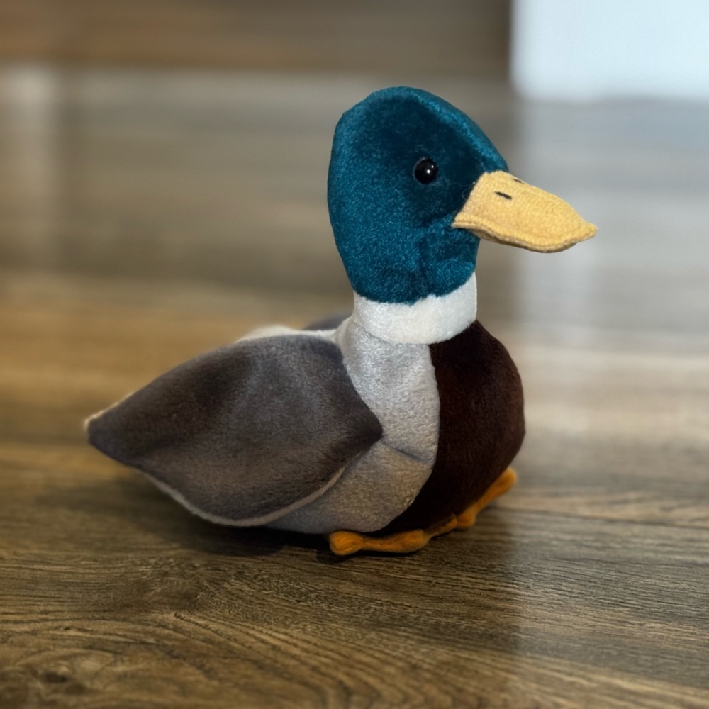 Ty Beanie Baby “Jake” Mallard Duck Plush (1998)